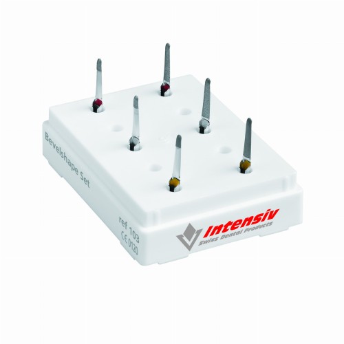 Zestaw pilników do wykonania skosu i brzegów preparacji, Zestaw nr 103 Bevelshape