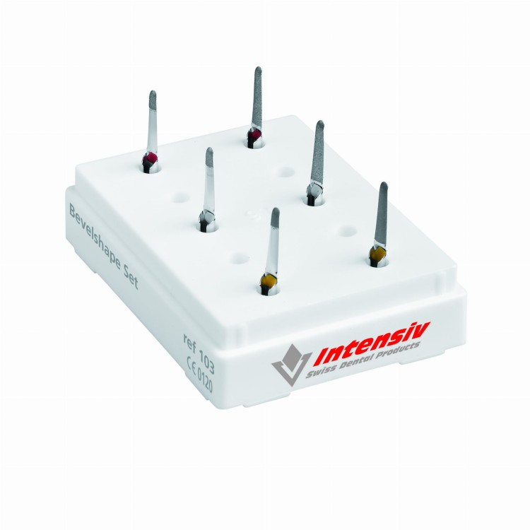 Zestaw pilników do wykonania skosu i brzegów preparacji, Zestaw nr 103 Bevelshape