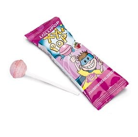 Lizak bez cukru, XyliPOP o smaku truskawki- 1 szt.