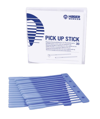 Szpatułki do przenoszenia prac protetycznych PICK UP STICK; 30 szt.