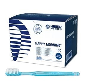 Jednorazowe szczotki nasączone pastą HAPPY MORNING  100 szt.