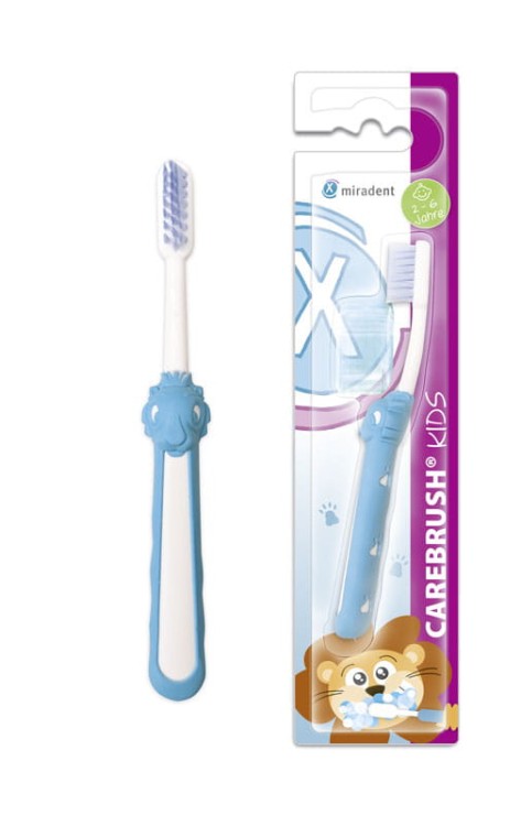 Szczoteczka do zębów dla dzieci Carebrush Kids kolor niebieski