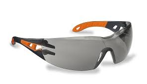 Okulary ochronne Hager iSpec® Pure Fit kolor oprawa czarno-pomarańczowa, szkła przyciemniane