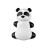 Uchwyt na szczotkę do zębów - FUNNY ANIMALS rodzaj panda