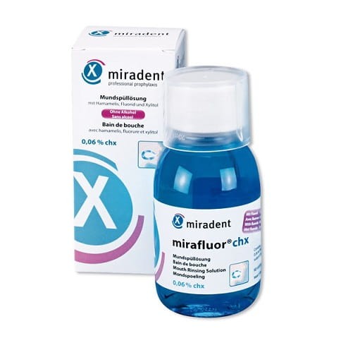 Płukanka z chlorcheksydyną - MIRAFLUOR CHX  0,06% objętość 100 ml