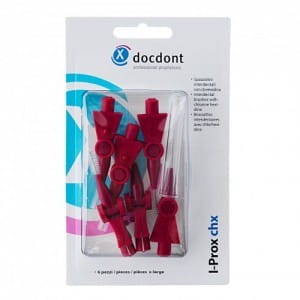 Szczotki międzyzębowe (6 SZTUK) - I PROX CHX kolor bordowe