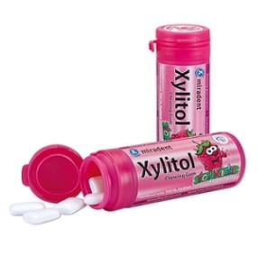 Guma do żucia Xylitol, różne smaki - 1 tubka 30 szt. Smak truskawka