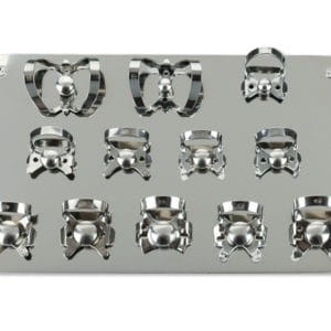 Tablica z klamrami Fit Kofferdam rodzaj 12 klamer