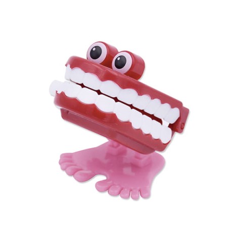 Zabawki ,,Skaczące zęby" opakowanie 24 sztuki