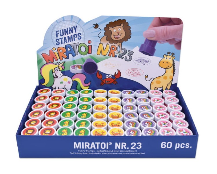 Zabawki dla dzieci PIECZĄTKI 60 szt.