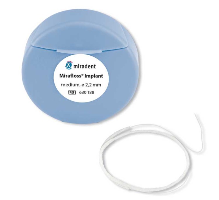 Nici Mirafloss Implant Medium, średnica 2.2 mm, op. niebieskie