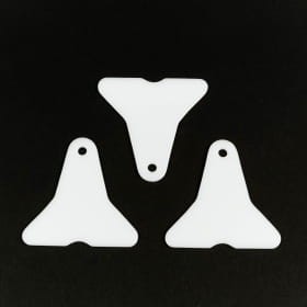 Płytki podtrzymujące deprogramator Lucia Jig (3 szt.) WHALE TAILS