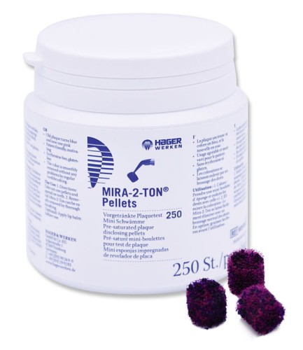 Wybarwianie osadu 250 szt. gąbki nasączane Mira 2 Tone