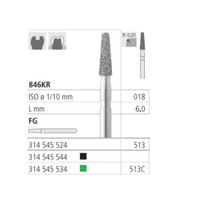 Wiertło diamentowe FG 513C
