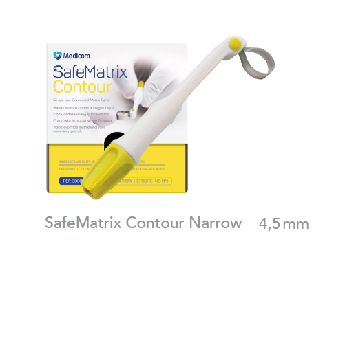 Formówka jednorazowa z wyprofilowanym paskiem Safematrix 4,5mm(50szt.)