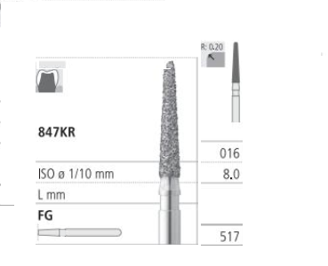 Wiertło diamentowe FG 517