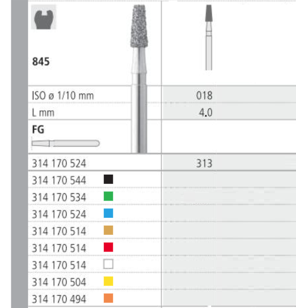 Wiertło diamentowe  FG 313