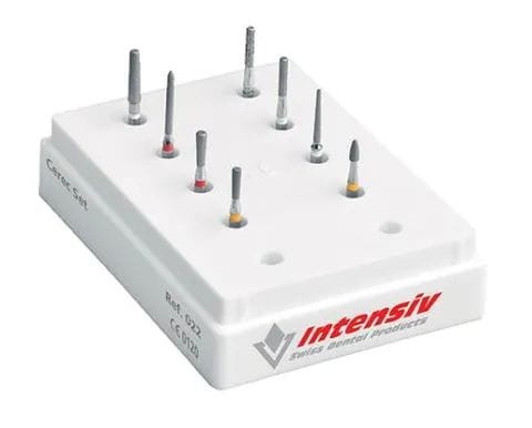 Wiertła zestaw do cyrkonu CEREC zestaw 8 szt. Nr 022