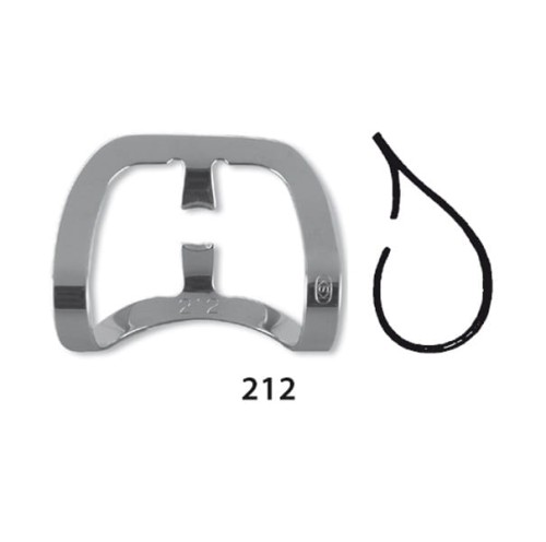 Klamra przyszyjkowa 212 w stylu Ivory