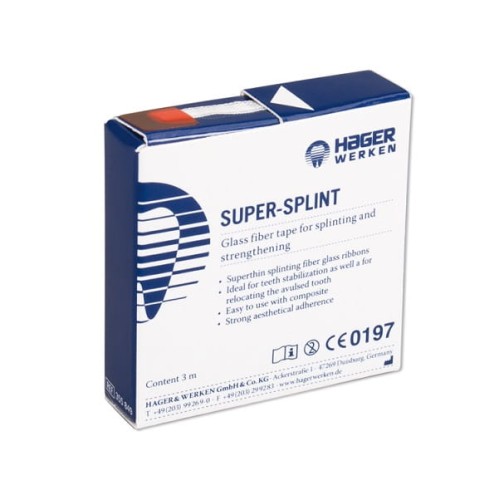 Włókno szklane na taśmie - do szynowania, 3 m. Super Splint