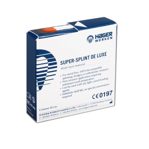 Włókno szklane na taśmie, do szynowania Super Splint de luxe 50 cm