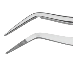 Penseta  nasyp diament. wewnątrz Nr 1002A zakrzywiona Intensiv