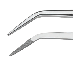 Penseta końcówki wewnątrz pokryte diamentem Nr 1001A prosta Intensiv