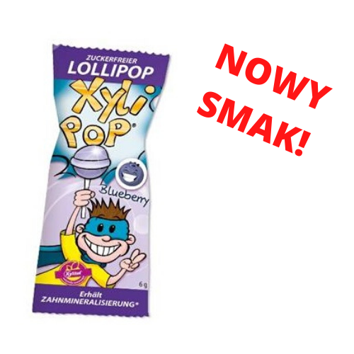 Lizak bez cukru XYLI POP o smaku jagodowym 1 szt.