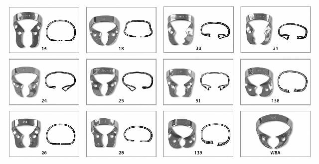Klamra 139 na trzonowce bez skrzydełek