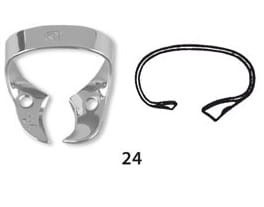 Klamra 24 na trzonowce bez skrzydełek