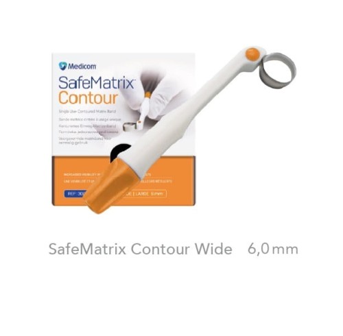 Formówka jednorazowa z wyprofilowanym paskiem Safematrix 6mm(50szt.)