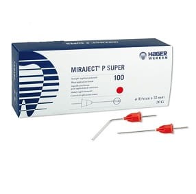 Igły Miraject P SUPER do past i żeli 0,9mm x 32mm; 100 szt.