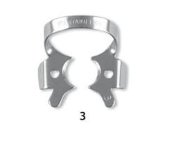 Klamra 3 na trzonowce, poddziąsłowa ze skrzydełkami