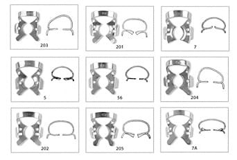 Klamra 7a na trzonowce ze skrzydełkami
