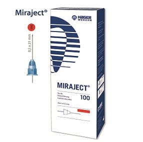 Igły iniekcyjne Miraject 0,5mm x 21mm; 100szt.