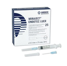 Igły do płukania Miraject Endotec Luer 0,8mm x 25mm; 25 szt.