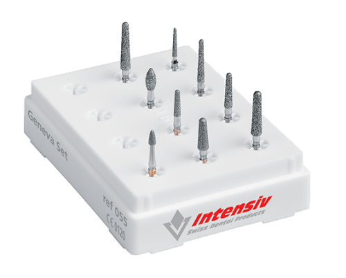 Wiertła do preparacji pod korony i mosty, Nr 055 GENEVA