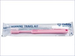 Szczotki do zębów z pastą - HAPPY MORNING TRAVEL KIT (50 SZT.)