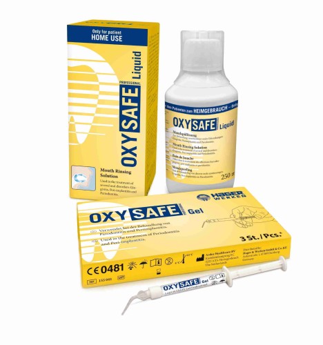 Żel i płukanka OXY SAFE z aktywnym tlenem, Zestaw 3+3