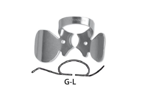 Klamry z uchwytem na wałki Fit-Kofferdam G-L i G-R